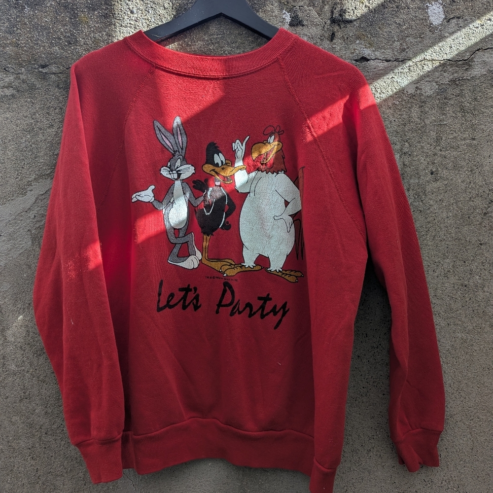 Red Looney Tunes Sweatshirt